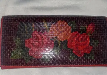 Prince의 메쉬 꽃무늬 프린트 지갑