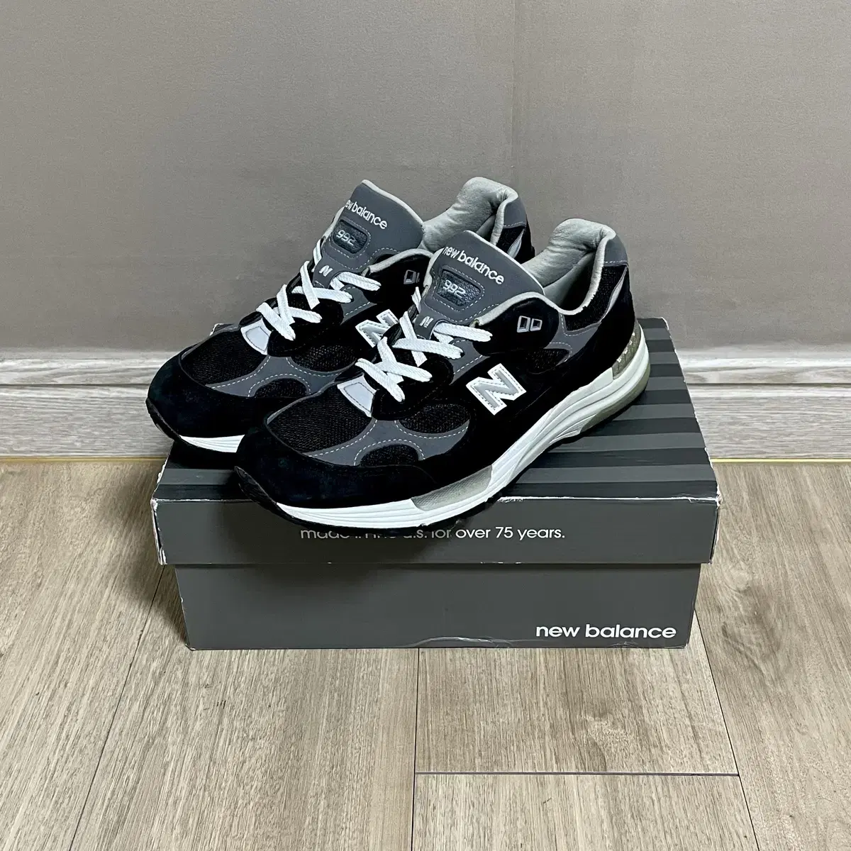 [265] 뉴발란스 992 블랙그레이 블그 m992eb