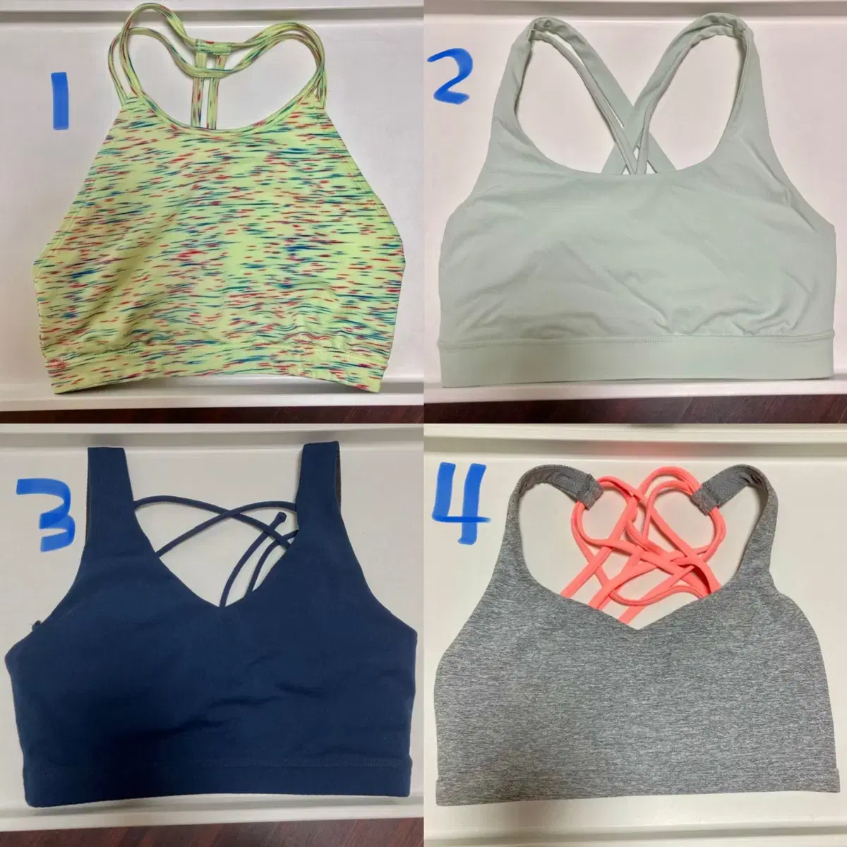 Yoga wear Pilates tops (Esrati, Mulawear, Sculpig, Roweight)