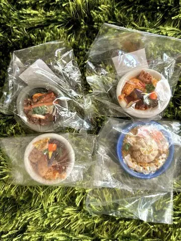 시모키타자와 카레 페스티벌 카레라이스 가챠폰 키링 식품 샘플