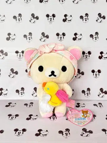 코리락쿠마 하트 배스 타임 모아 봉제 인형