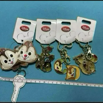 디즈니 칩과 데일 키체인 세트