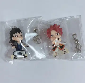 페어리 테일 가질 나츠 키링 피규어 2개
