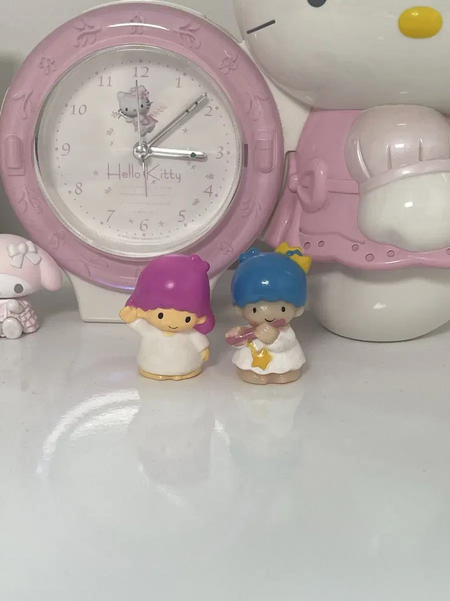 세트) 산리오 리틀트윈스타 키키라라 소프비 손가락 피규어 고전 빈티지