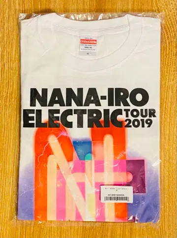 NANA-IRO ELECTRIC TOUR 2019 티셔츠 M사이즈 화이트