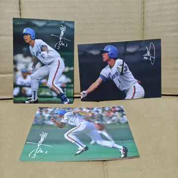 중고품 세이부 라이온스 엽서 가미야마 고지 3장 세트