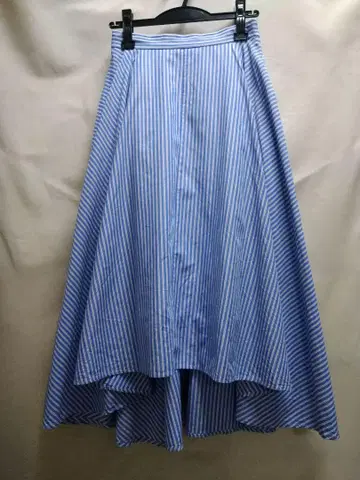 DRWCYS 도로시 롱 스커트 플레어 블루 스트라이프