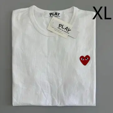 COMME DES GARONS PLAY XL사이즈 하트 티셔츠