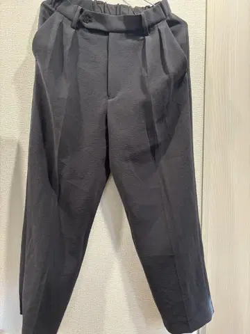 리돔 더블 자카드 트라우저