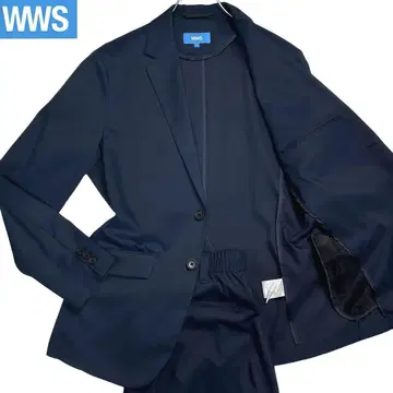 최근 모델 WWS 워크웨어 수트 셋업 네이비 M L