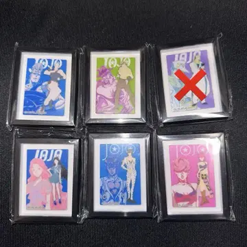죠죠의 기묘한 모험 아트 프레임 컬렉션 채색 그림자극 5종 세트