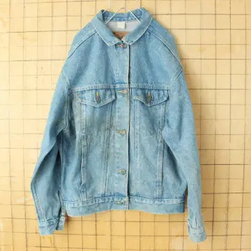 80s 90s USA제 BIG ACE 데님 자켓 S 블루 ss47