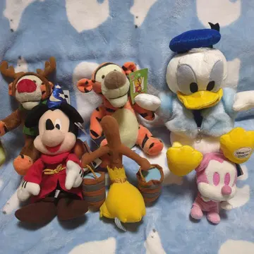 미키, 도날드, 티거 봉제 인형 6개 세트