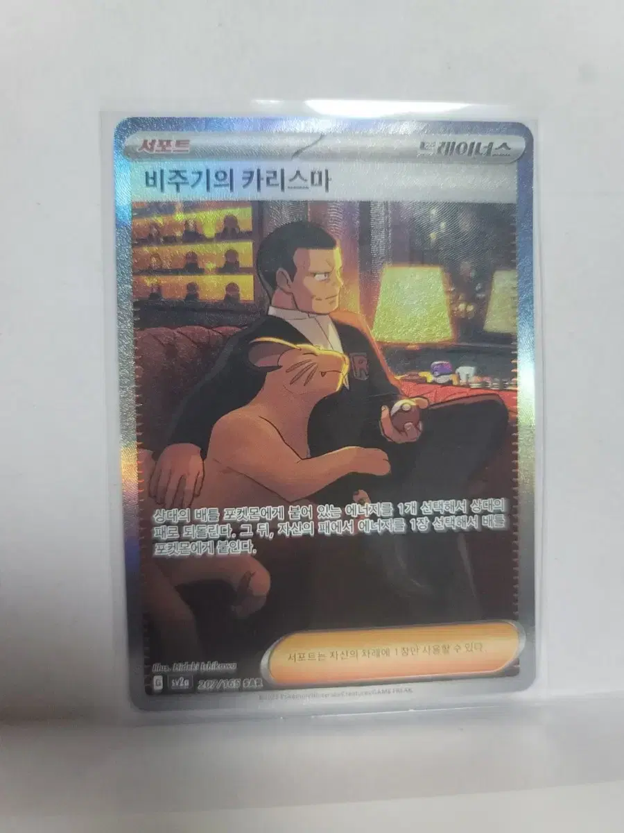 포켓몬카드 비주기의카리스마 sar