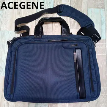 ACEGENE 비즈니스 백 에이스진 네이비 대용량 숄더백