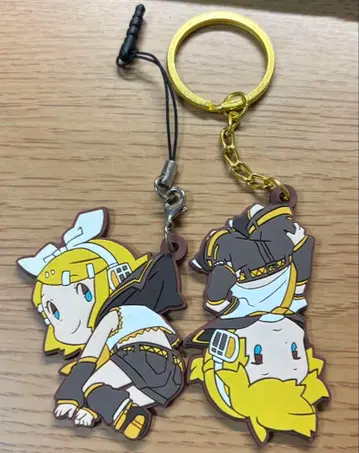 카가미네 린 카가미네 렌 러버 스트랩 러버 키링 츠마마레