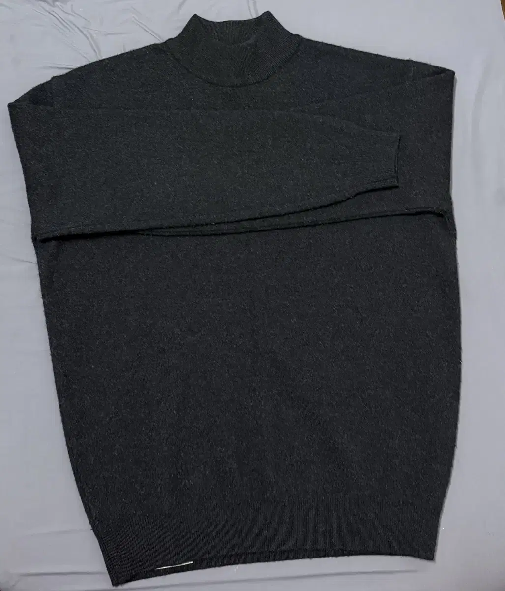 러프사이드 mock turtleneck knit 블랙2