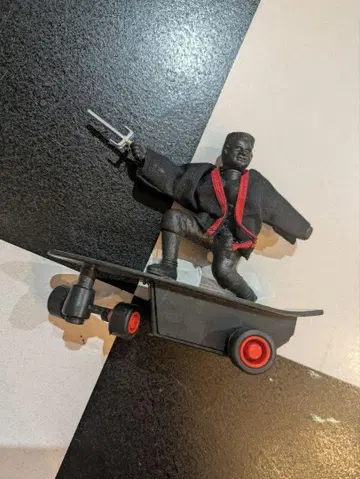 레어 1989년 닌자 스케이트보드 액션 피규어