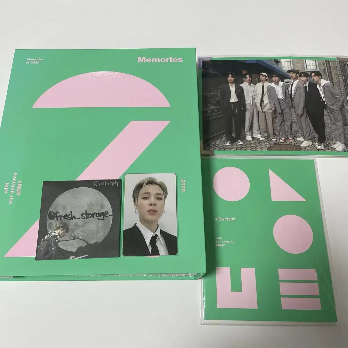 방탄소년단 2020 메모리즈 디비디 지민 포카 BTS