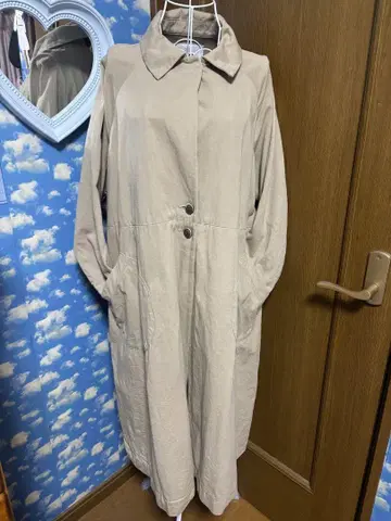 tumugu 코트 베이지 면 100%