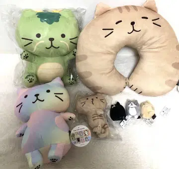 HAPINS 후쿠후쿠 냥코 봉제 인형 쿠션 묶음 판매