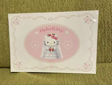 산리오 키티 웨딩 엽서 산리오 레어