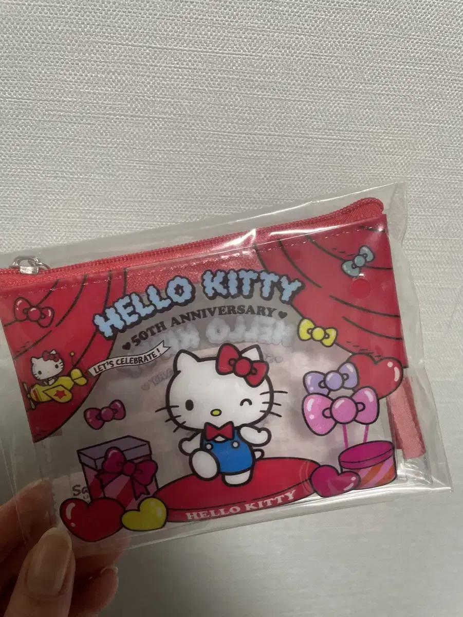 Hello Kitty 50th Anniversary Kitty Pouch