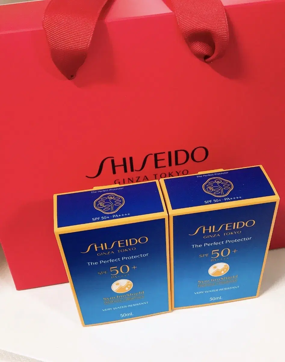 [Department store] Shiseido The Perfect Protector Sunscreen Sunscreen 50ml Blue Tea