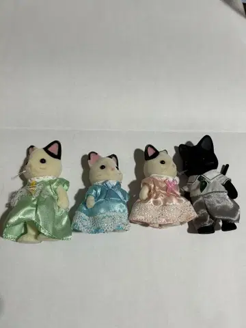 실바니안 패밀리 고양이 인형 세트