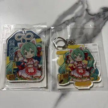 VOCALOID 마네키네코 하츠네 미쿠 아크링 키링 오른손 위