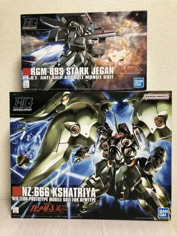 HGUC NZ-666 크샤트리아 & RGM-89S 스타크 제간
