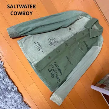 SALTWATER COWBOY 미니 자켓 일본제 군인 리메이크