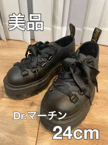 새상품급 닥터마틴 통굽 신발 로퍼 리본 UK5 38 24cm 입학식
