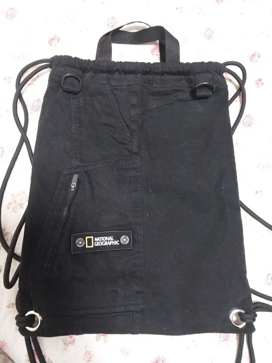내셔널지오그래픽  drawstring bag