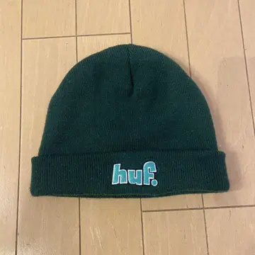 HUF 1993 로고 그린 비니 니트 모자