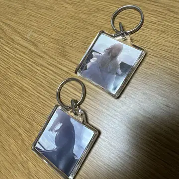고양이 아야노 사진이 들어간 키링 2개 세트