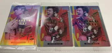 KAI KASATO 사인 포함 트레이딩 카드 3장 오츠카