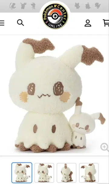 미미큐 봉제 인형 포켓몬 센터
