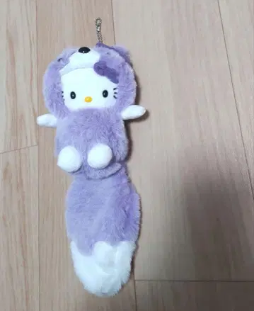 레어 아이템 지역 한정판 헬로키티 여우 봉제 인형 홋카이도 한정판 키링