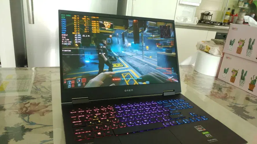 HP 오멘 고성능 게이밍 노트북/RTX3060,램32G