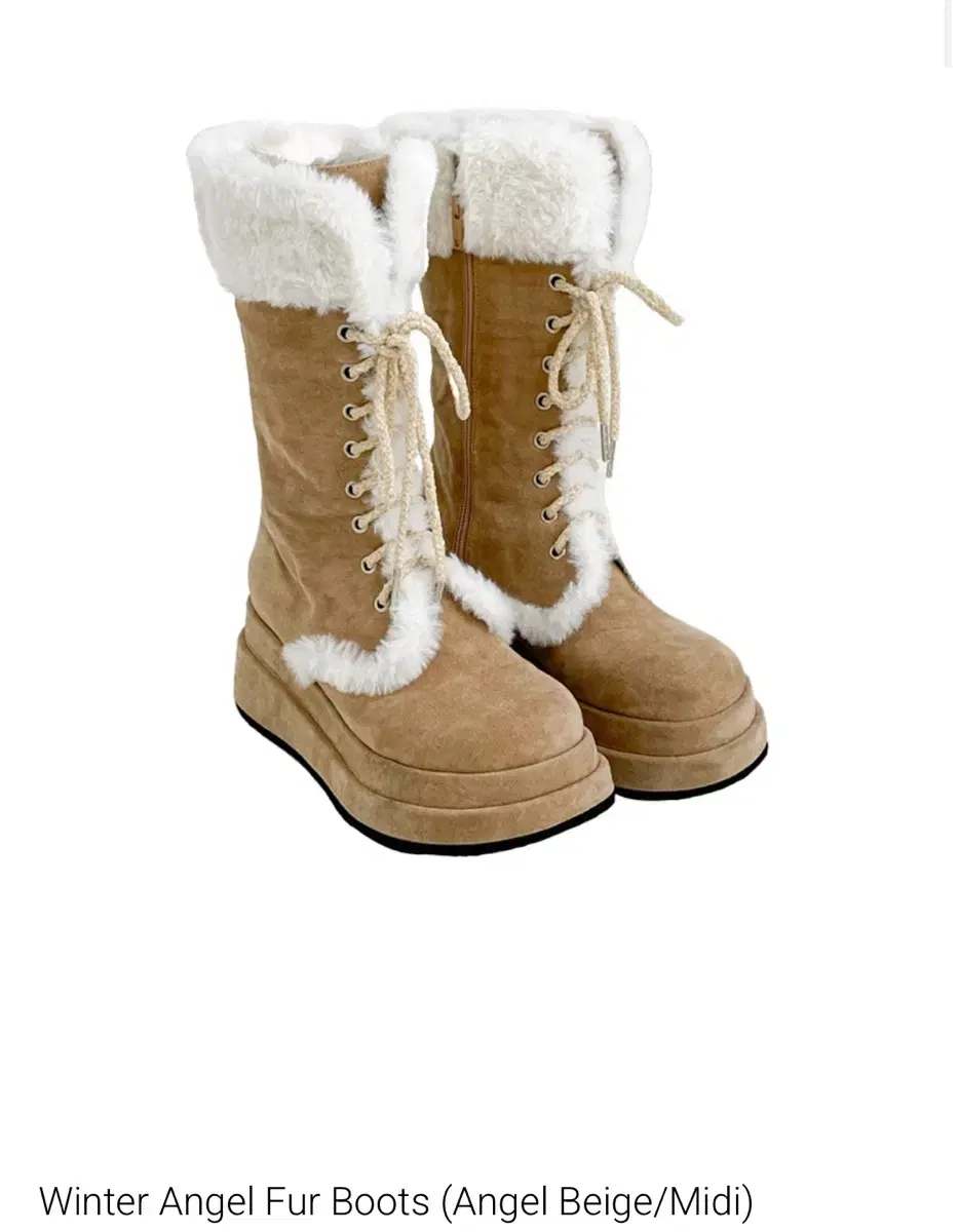 루루서울 Winter Angel Fur Boots