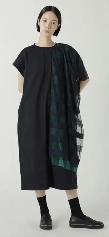 주말 한정 가격 인하! 시착만 한 상품! 주카 튤 체크 원피스