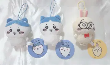 치이카와(먼작귀) 하치와레 리본 하치와레 안경 토끼 마스코트