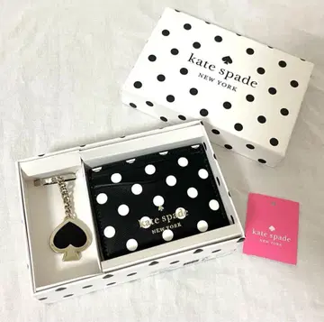 KATE SPADE 키링 포함 카드 케이스 기프트 세트 도트