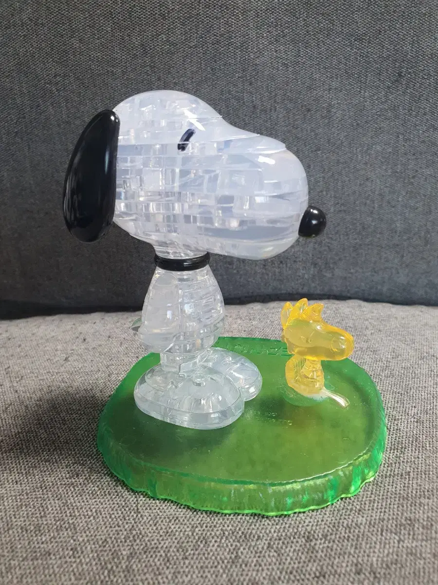 스누피 크리스탈퍼즐 피규어 SNOOPY peanuts