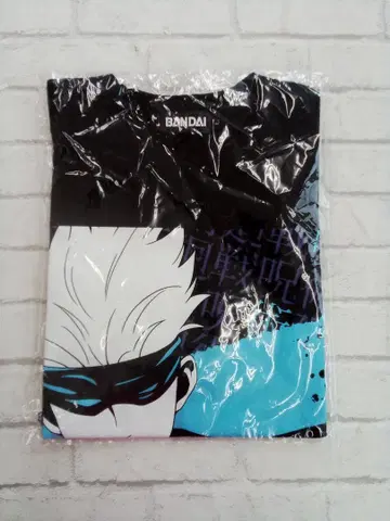 E500 반다이 주술회전 고죠 사토루 티셔츠 미사용 미개봉 새상품