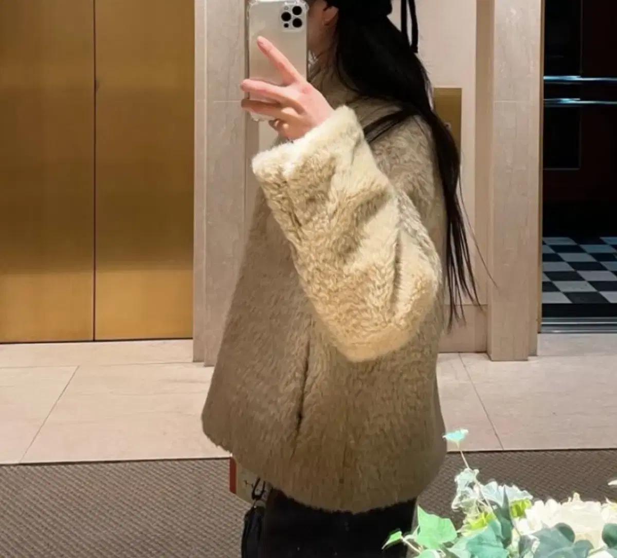 플라넬 퍼 자켓    리본빛 모노하 더바넷 호와스 에토스 얼바닉30