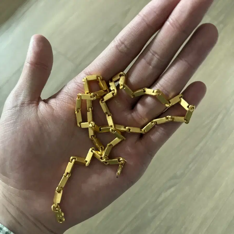 순금 목걸이 20돈 18k 고리 별도