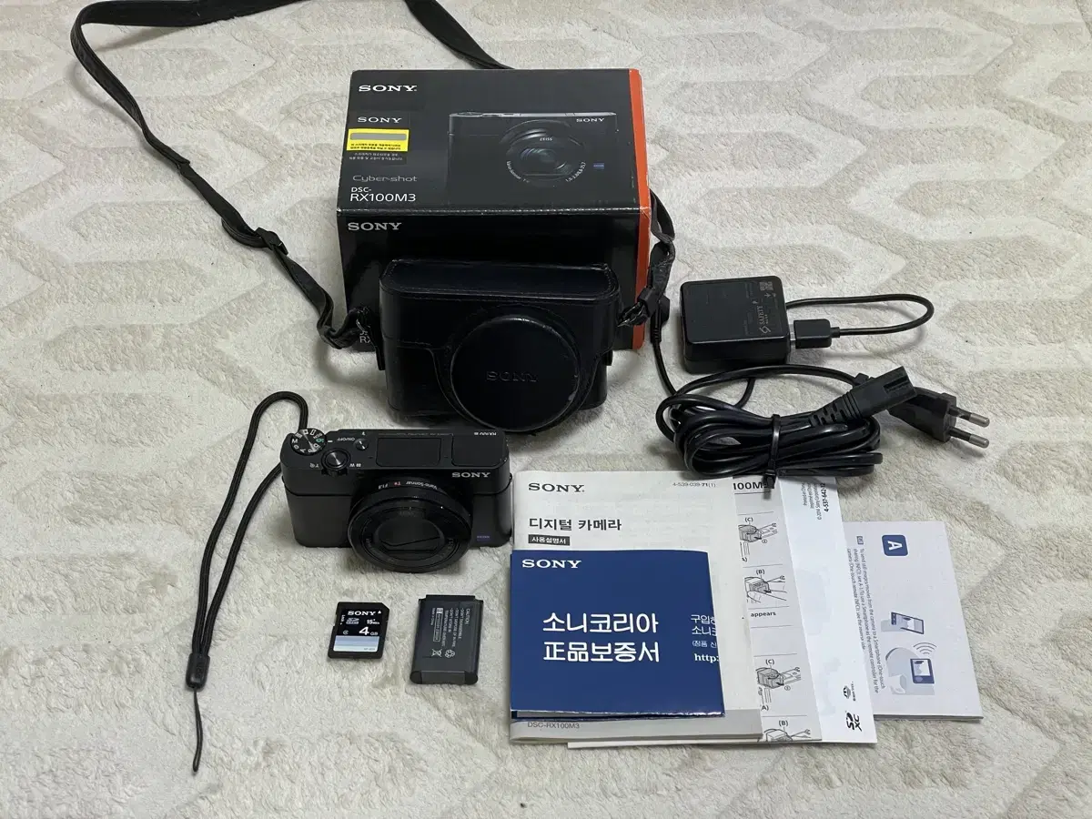 (풀박스) 소니 rx100m3 카메라
