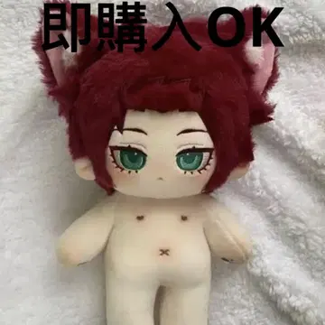20cm 옷 갈아입기 봉제 인형 본체 스켈레톤 있음 블루 록 실장 사에